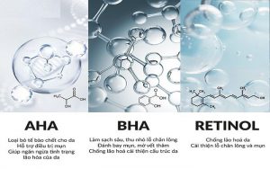 lưu ý khi sử dụng Retinol và AHA/BHA