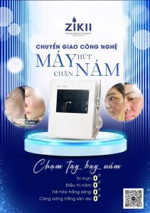 Máy hút chân nám ZiKii – Giải pháp tối ưu cho làn da sạch nám