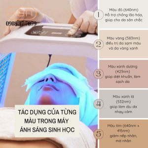 Cách sử dụng đèn ánh sáng sinh học 7 màu Omega Light?